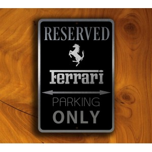 Ferrari Parking Only Sign – Ferrari Signs GARAGE SIGN Ferrari Gift   282744034082